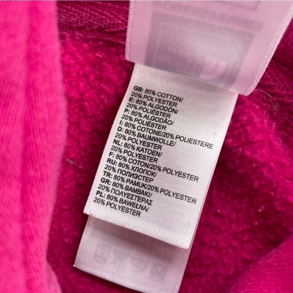 The North Face Women's Oversized Pink Hoodie Size Small - Picture 5 of 7